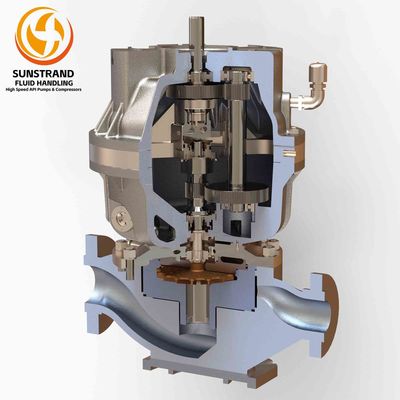 Un buen precio. LMV311 Bomba centrífuga API de alta velocidad Bomba vertical con engranaje integral en línea
