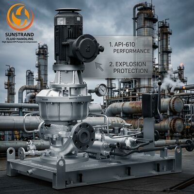 Un buen precio. Procesamiento de hidrocarburos de trabajo pesado Bombas centrífugas de alta velocidad Sundyne LMV 322 Reemplazo en línea